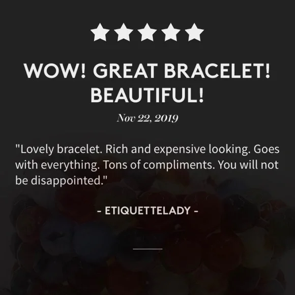 Multi Color Agate Coil Wrap Bracelet - Picture 7 of 7